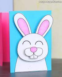 The easiest idea is to make bunny head stamps, or you can just buy the ready bunny stamps in a store. 30 Diy Easter Cards Cute Homemade Easter Card Ideas