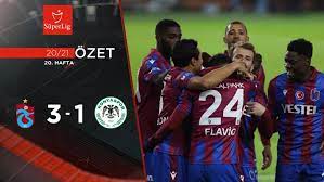 Trabzonspor , süper lig 'in 20. Ozet Trabzonspor 3 1 Ih Konyaspor