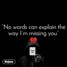Trust Me No Words Can Explain The Way I M Missing N