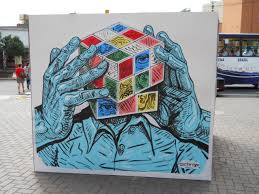 Cool Latin Graffiti Rubix Cube Zauberwurfel Wurfel