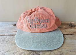 Vintage Van Dusen Garden Strapback Dad Hat Minimal Etsy Vintage Vans Dad Hats Pastel Peach