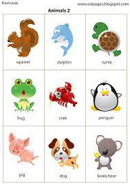 Esl Pages Animals Animal Flashcards English Lessons For Kids Flashcards For Kids