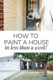 Learn How To Paint Your House Exterior With A Sprayer It S An Easier Project Than You Think How House Paint Exterior Outdoor House Paint Painted Brick House
