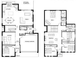 14 2 Storey House Floor Plan Autocad Lotusbleudesignorg Two Story Awesome House Plans Australia Two Story House Plans House Floor Plans