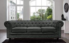 Amazon Com Classic Scroll Arm Button Tufted Chesterfield Style Sofa Ash Gray Beige Light Gray And Rust Sof Chesterfield Style Sofa Best Leather Sofa Sofa