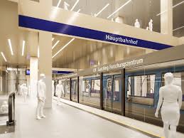 The u6 subway (garchin, forschungszentrum) has 16 stations departing from klinikum großhadern and ending in münchner . Entlastungsspange U9 Munchner Verkehrsgesellschaft Mbh