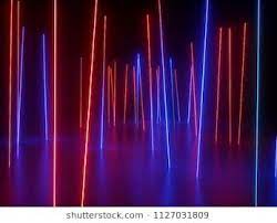 Pin By Nick On Event Lighting Blue Neon Lights 3d Rendering Red And Blue