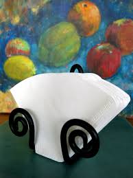 Coffee Filter Holder From Ikea Wall Mounted Napkin Holder Or Hanger For Kitchen De Cluttering Coffee Filter Holder Coffee Station Kitchen Coffee Kitchen