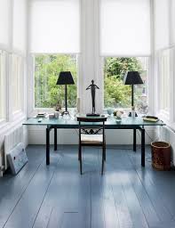 One of the best ways to represent a complete color story is by incorporating two items in the room that offer the same shade. Painted Floors Cool Tricks To Getting Painted Wood Floors Right