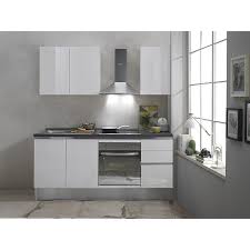 Singlekuche Giulia Breite 195 Cm Anschlag Links Weiss Bauhaus