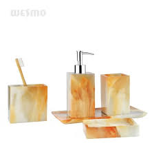 This bath accessory features marble at its finest. China Black Marble Look Polyresin Bathroom Accessories China Bathroom Accessories And Bathroom Set Price
