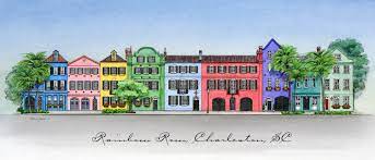 This fun, bold print features the famous and colorful row houses in downtown charleston, sc. Sc Rainbow Row Travel Print South Carolina Charleston Travel Print Rainbow Row In Charleston Colorful Rainbow Row Houses Sunset Prints Art Collectibles Minyamarket Com