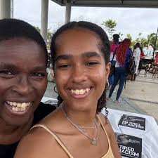 Hanging out with my lovely daughter Taryn at the @bridgetownliterarytours  Booktique today. Really enjoyed the tour today and learned a few new things  about the literary history of Barbados. Sold some books
