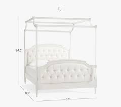 Blythe Kids Tufted Canopy Bed Pottery Barn Kids