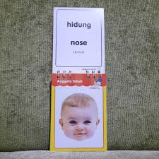 Gambar hidung untuk anak paud. Flash Card Edukasi Anak Buku Anak Paud Tk Kartu Pintar Untuk Bayi Shopee Indonesia