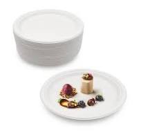 50-Pack 5" Hexagon Paper Plates - Eco-Friendly Disposable Dessert Plates  For Snacks & Appetizers