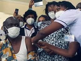Dr patrick amoth is the first public officer to receive the first jab of covid 19 vaccine. Dr Patrick Amoth First To Get Covid 19 Vaccine Says It S Safe Free For All