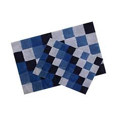 Hebe microfiber bath rug set 2 piece non slip absorbent bath mats runner set for bathroom shaggy bathroom rug runner machine washable (26x18+48x18, grey). Designer Bath Rug Application Bathroom Home At Best Price In Panipat Haryana From Weave Rugs India Id 4857521