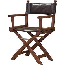 Faux Leather Vinyl Coffee Colored Directors Chair Meijer Com Coaster Furniture Chair Accent Chairs