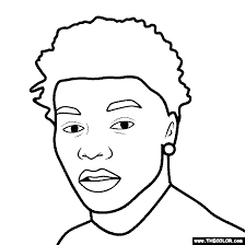 Click the image, for more art from nas. Hip Hop Rap Star Online Coloring Pages
