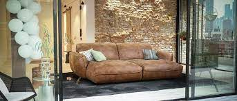 Kawola Big Sofa Davito Longchair Stoff Braun Otto Grosse Sofas Sofa Ecksofa