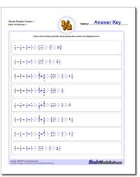 These Dividing Fractions Worksheets Come In Varying Levels Of Difficulty There Are Problems T Fractions Worksheets Fractions Division Fractions Multiplication