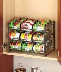 Custom pantry organizer in chicago. Racks Holders 3 Tier Can Storage Rack Food Organizer Pantry Shelf Holder Canned Goods Kitchen Home Garden