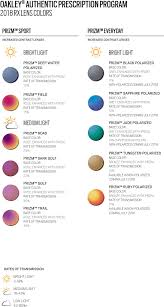 Valid Oakley Lens Color Guide Oakley Goggle Lens Chart