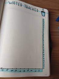 Water Tracker Bullet Journal Bullet Journal Water Tracker Bullet Journal Tracker Dot Journals