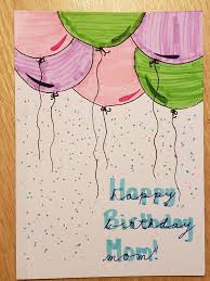 Cool Happy Birthday Drawings For Mom Birthday Card Mom Festive Birthday Card Idea For A Hand Made Card For A Mom In 2020 Birthday Card Drawing Happy Birthday Cards Diy Birthday Cards Diy
