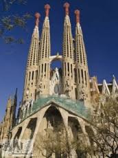 The basílica de la sagrada família, also known as the sagrada família, is a large unfinished roman catholic minor basilica in the eixample district of barcelona, catalonia, spain. Sagrada Familia
