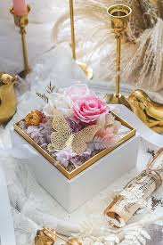 Preserved flowers jewellery box singapore. Preserved Flower Gift Box Butterfly Flower Box Shop Ladyfelix2020 Dried Flowers Bouquets Pinkoi