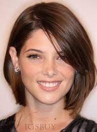 fashion short bob hair style 100 human full lace wigs 8 inches oval face haircuts hairstyles professional for women mother of the bride long curly