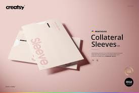 Collateral Sleeves Mockup Set Type 1 Mockup Mockup Design Branding Mockups