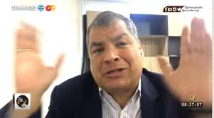 Expresidente Correa vuelve a lanzar descalificaciones contra la prensa
