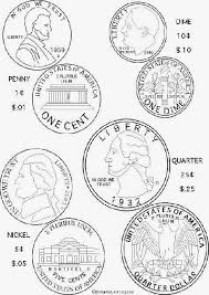 I considered drawing fun money pictures but then rather opted for the educational purposes in keeping the money exactly as it looks, so i just made them much smaller and added a logo so theres no laundering involved around my kids (yea not a good start in life that would be, going to jail for money laundering as a 4 year old). Printable Play Money Coloring Pages