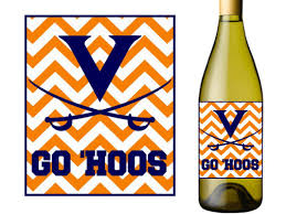 University Of Virginia Wine Label Go Hoos Wine Label Etsy Wine Label University Of Virginia Labels