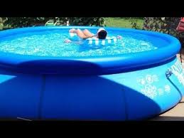 Intex 15ft X 48in Easy Set Pool Review Intex Easy Set Pool Review Youtube Easy Set Pools Portable Swimming Pools Pool