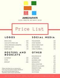 In this blog, we will give you a graphics design price list in 2020. James Elevate On Twitter Price List Graphicdesign Logo Banner Poster Smallbusiness Sme