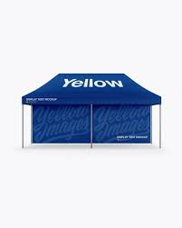 Display Tent W One Wall Mockup Front View In Outdoor Advertising Mockups On Yellow Images Object Mockups In 2020 Mockup Free Psd Mockup Free Download Mockup Downloads