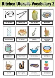 Worksheet on kitchen utensils worksheet on kitchen equipment notebook pens or pencils posted notes. Kitchen Utensils Equipment Worksheets