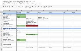 Marketing Plan Marketing Template In Excel Marketing Template Marketing Strategy Template Marketing Plan