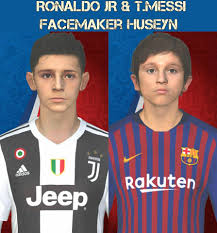 As of 2021, he is 11 years old along with 4 feet and 5 inches tall height. Pes 2017 Ronaldo Jr And Thiago Messi Face By Facemaker Huseyn Pes Patch
