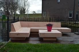 hoekbank voor buiten tuin inspiratie tuinset houten loungebank vanstoerhout tuin hoekbank tuin loungebank tuin