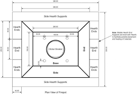 The side blast forge can be fabricated by any blacksmith with the tools to cut and weld steel plate and pipe. Fire Pot Design Plan View By Locky Au Coal Forge Fire Pot Forge Plans
