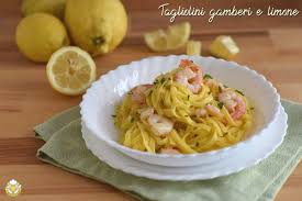 Tagliolini Al Limone Con Gamberi Ricetta Primo Di Pesce Facile Chiccodimais