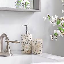Check out our bathroom accessories selection for the very best in unique or custom, handmade pieces from our bathroom shops. Buy Better Homes And Gardens Terrazzo 2 Pc Bath Accessory Set Lotionsoap Dispenser Tumbler Online In Bahrain 439505848