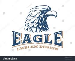 Birds Of Prey Logo Vector Eagle Head Logo Vector Illustration Emblem Design On White Background Vector Logo Logos Vector Illustration
