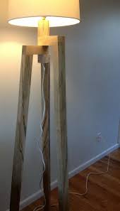 Instructions Not Too Comprehensive For Building The Coby Stilt Tripod Floor Lamp Diy Floor Lamp Rustic Floor Lamps Wooden Floor Lamps