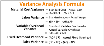Variance Analysis Formula List Of Top 5 Variance Analysis